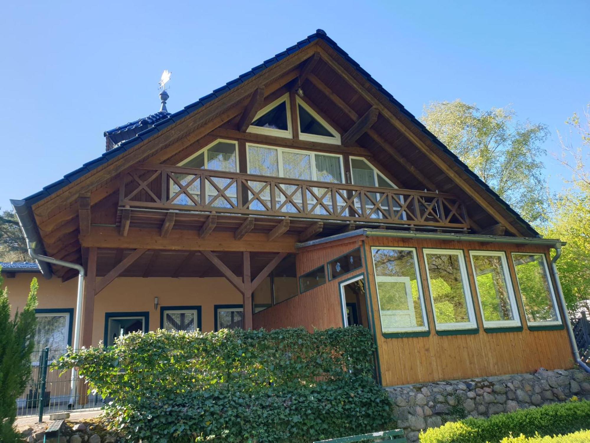 Ferienhaus Star Villa-Paelitzsee Grosszerlang Bagian luar foto